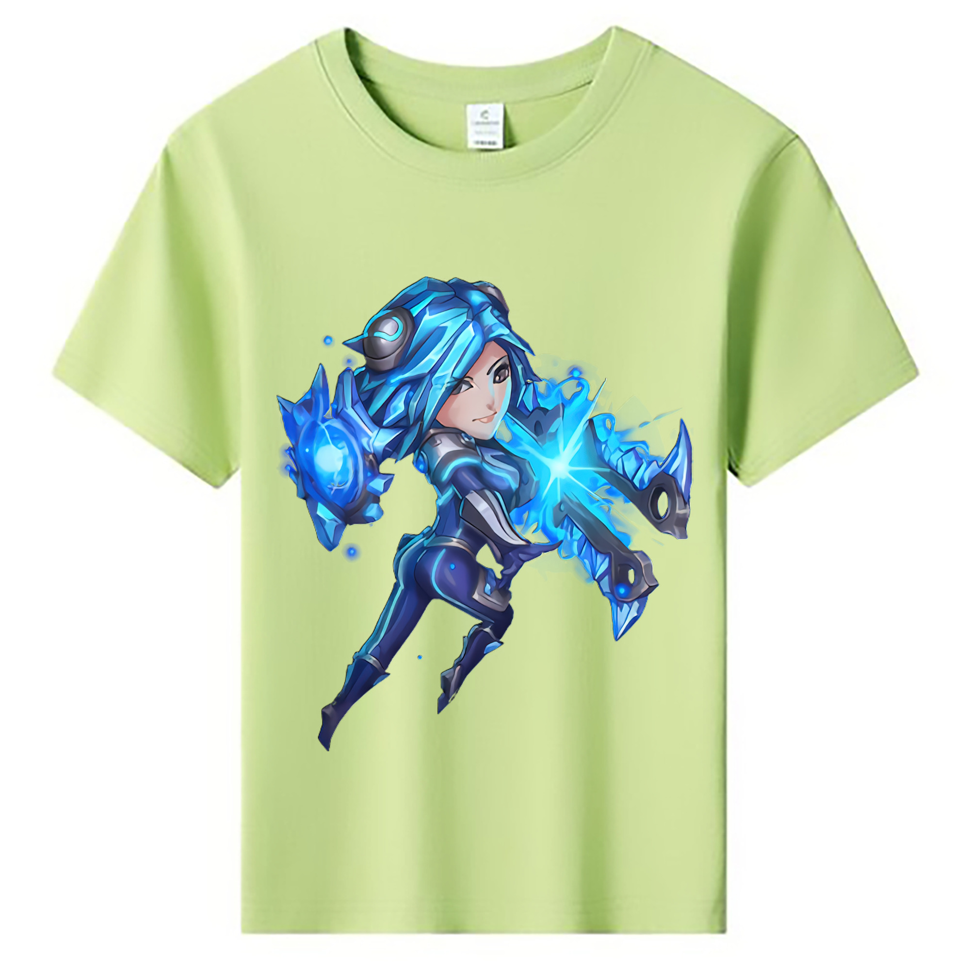 （画像用） リーグ・オブ・レジェンド League of Legends LOL 綿100％キッズTシャツ（フロントプリント）